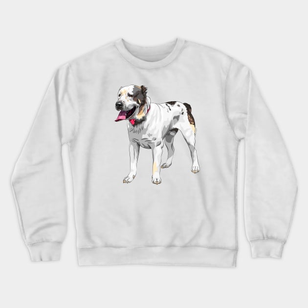 Central Asian Shepherd Dog Crewneck Sweatshirt by kavalenkava